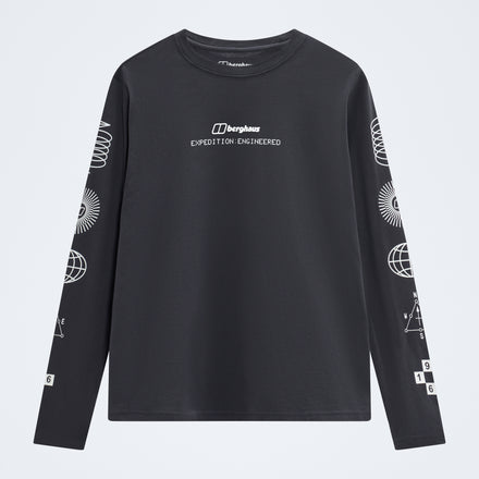 Women's Berghaus Exped Essential Long Sleeve Tee  - Archive Black
