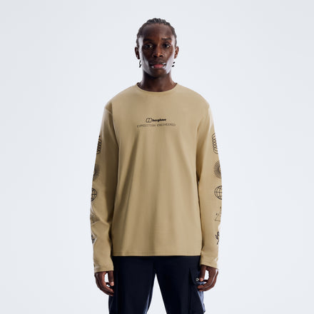 Men's Berghaus Exped Essential Long Sleeve Tee - Tuscan